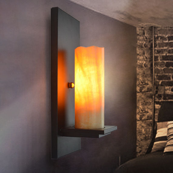Iron Marble Wall Lamp