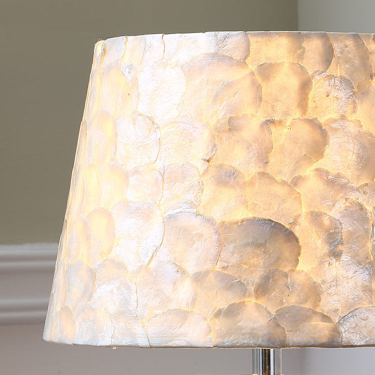 Round Oval Hardware Fabric Table Lamp