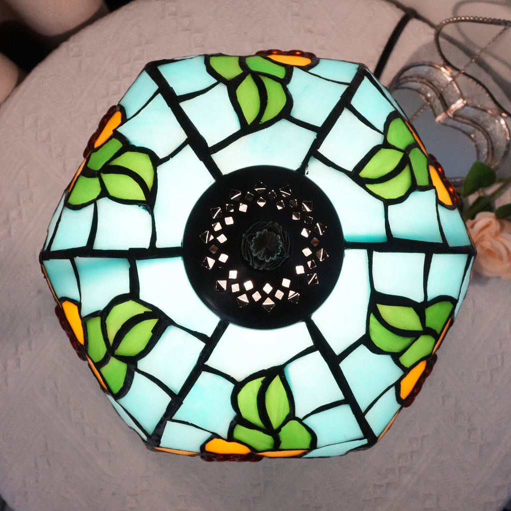 Resin Glass Dome Sunflower Table Lamp