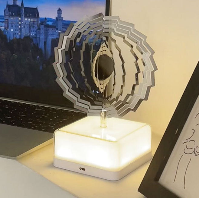Stainless Steel ABS Cubic Table Lamp