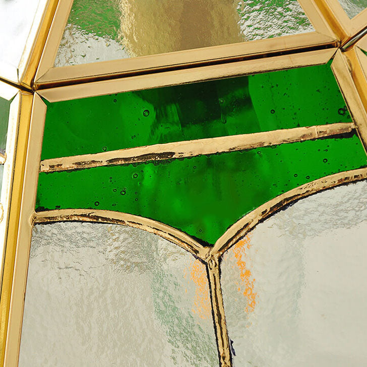 Stained Handmade Glass Tulip Wall Lamp