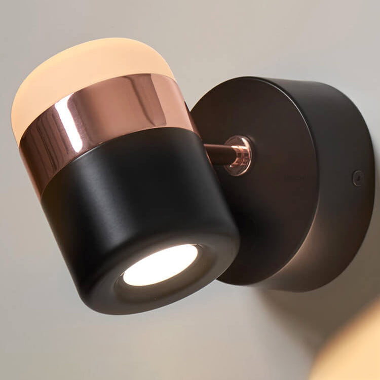 Cylindrical Mini Bedroom Wall Lamp