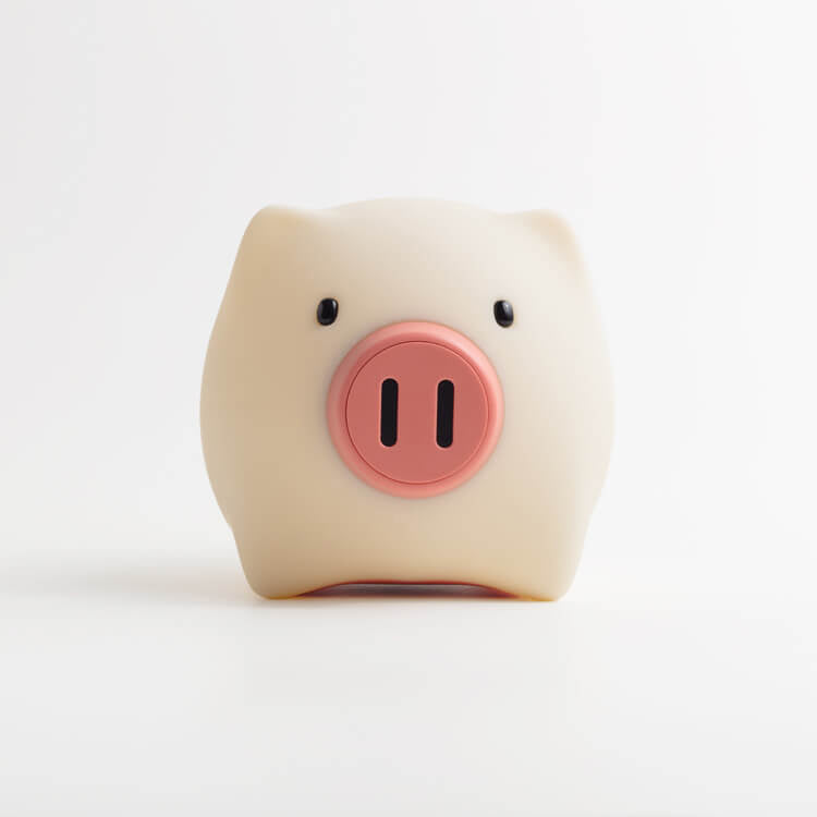 Cute Pig Touch Timer Table Lamp