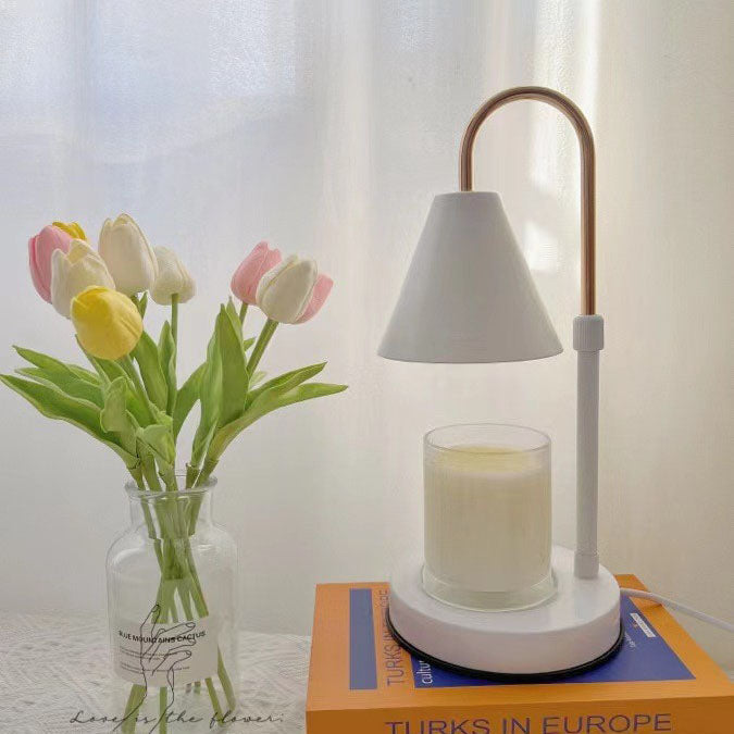 Metal Cone Lifting Melting Table Lamp