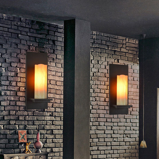 Iron Marble Wall Lamp