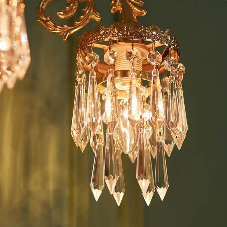 All-Copper Branch Bedroom Wall Lamp