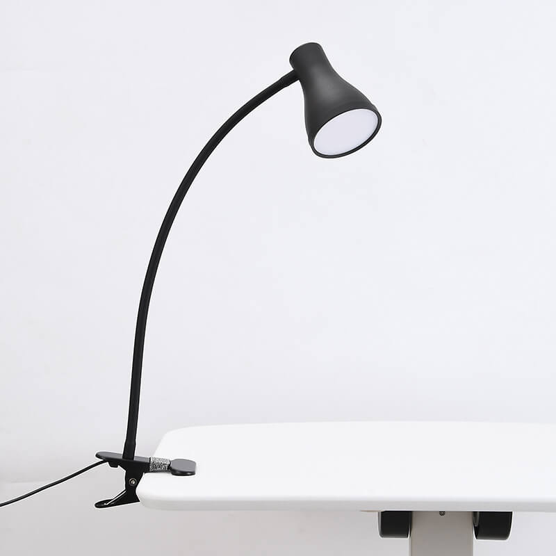 Black Clip-on Eye Protection Table Lamp