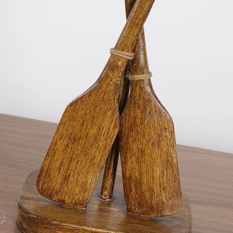 Resin Linen Table Lamp