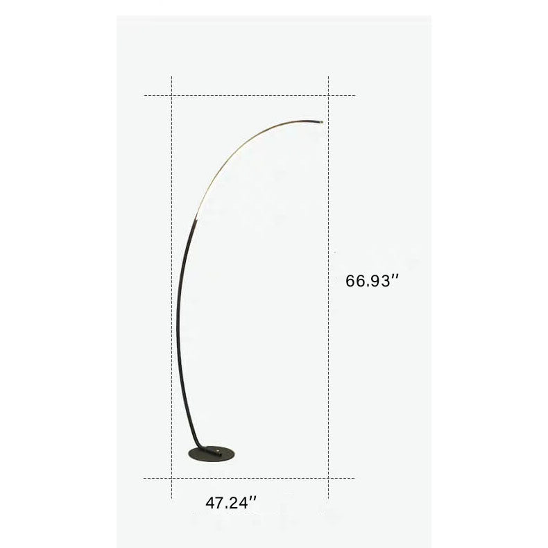 Fishing Rod Shaped Arc Floor Lamp