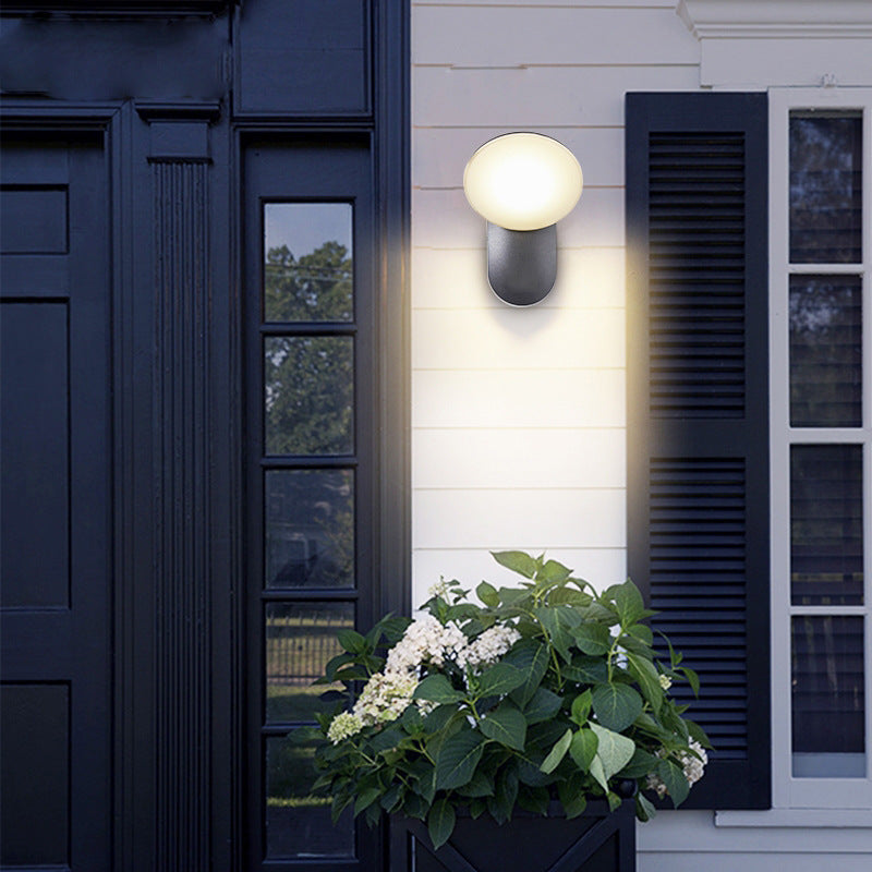 Aluminum PC Round Garden Outdoor Light