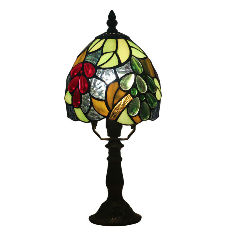 Grape Fruit Stained Glass Table Lamp