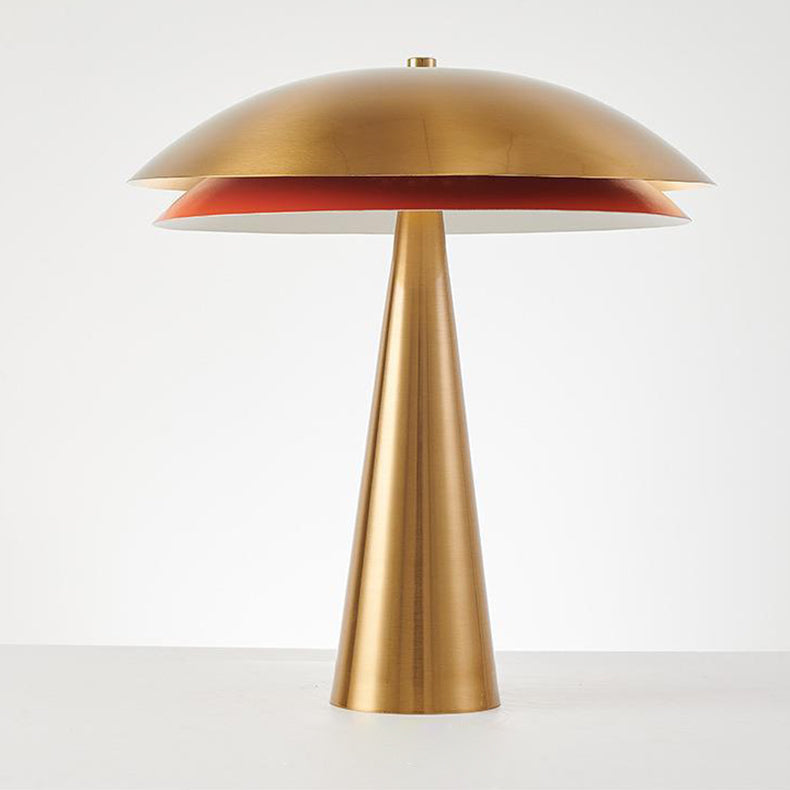 Iron Mushroom Shape Home 2-Light Table Lamp