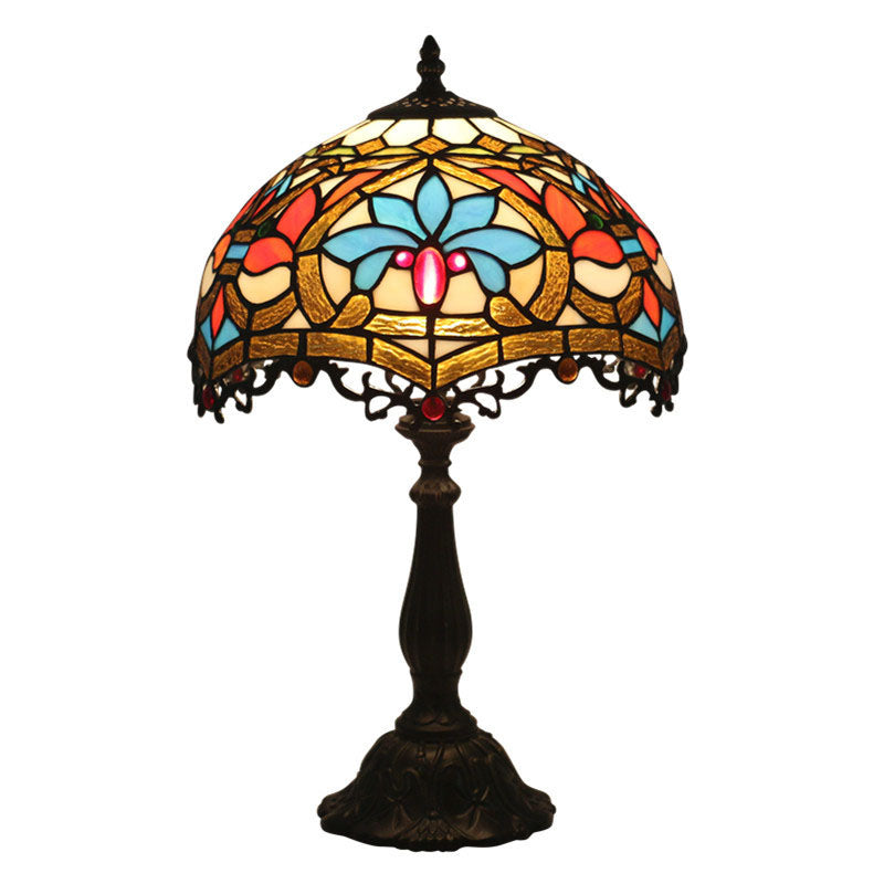 Resin Zinc Alloy Glass Table Lamp