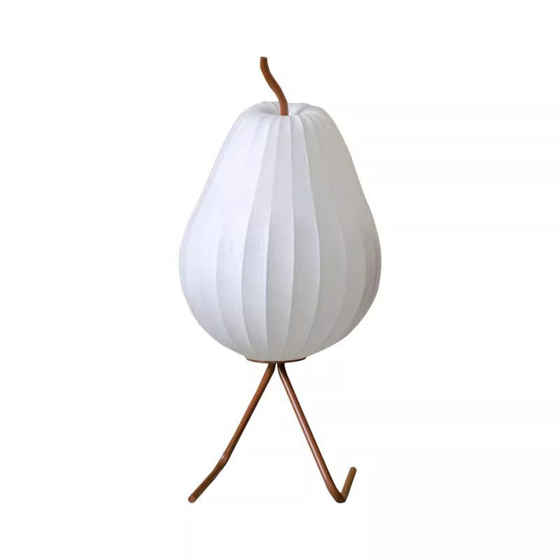 Pear Elliptical Iron Fabric Floor Lamp