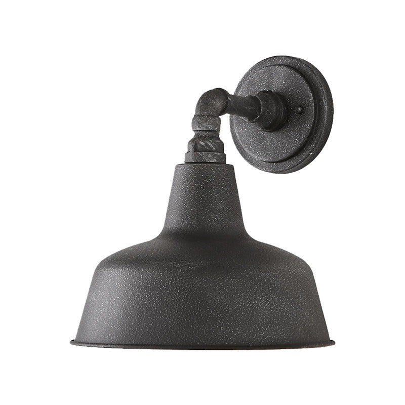 Frosted Texture Iron Patio Outdoor Light