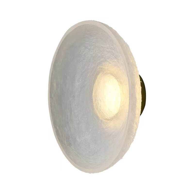 Resin Wrought Iron Round Wall Lamp