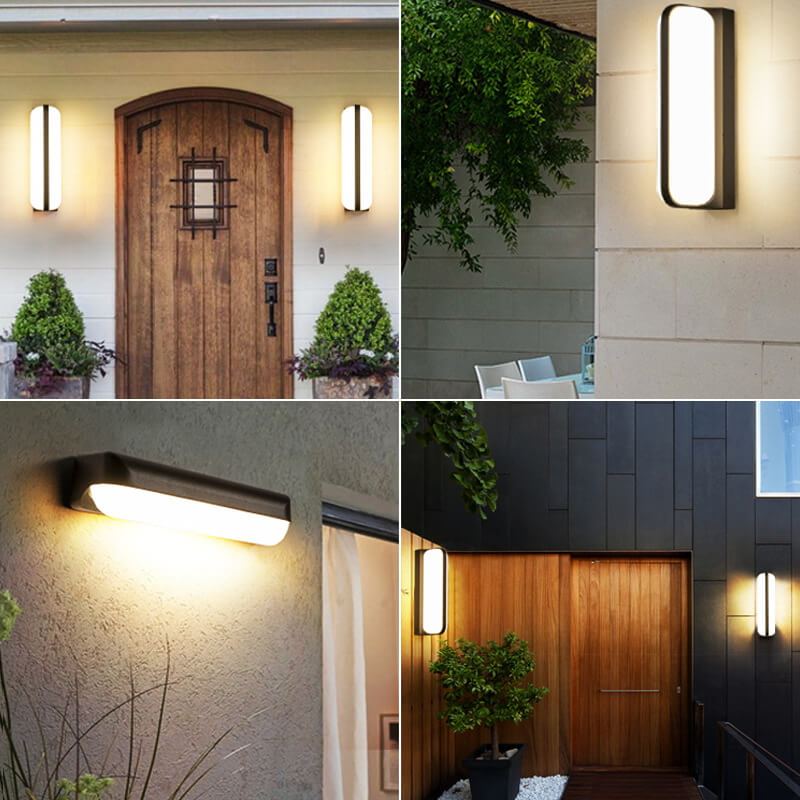 Oval Die-Cast Aluminum Indoor Outdoor Light