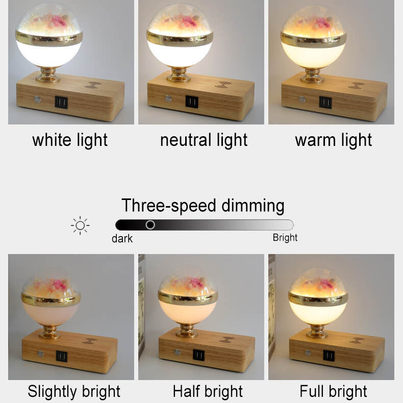 Permanent Flower Night Smart Table Lamp