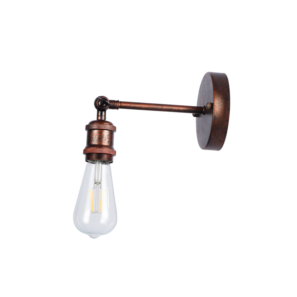 Round Iron Living Room Wall Lamp
