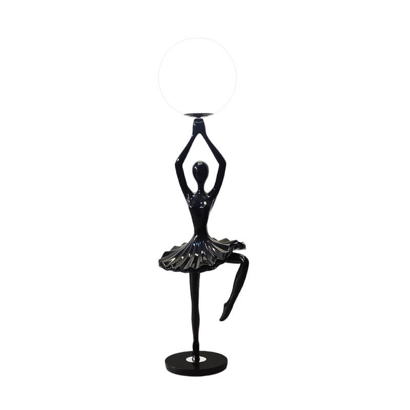 Ballet Girl Shape Orb Floor Lamp