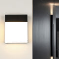 Square Frosted Aluminum Outdoor Light