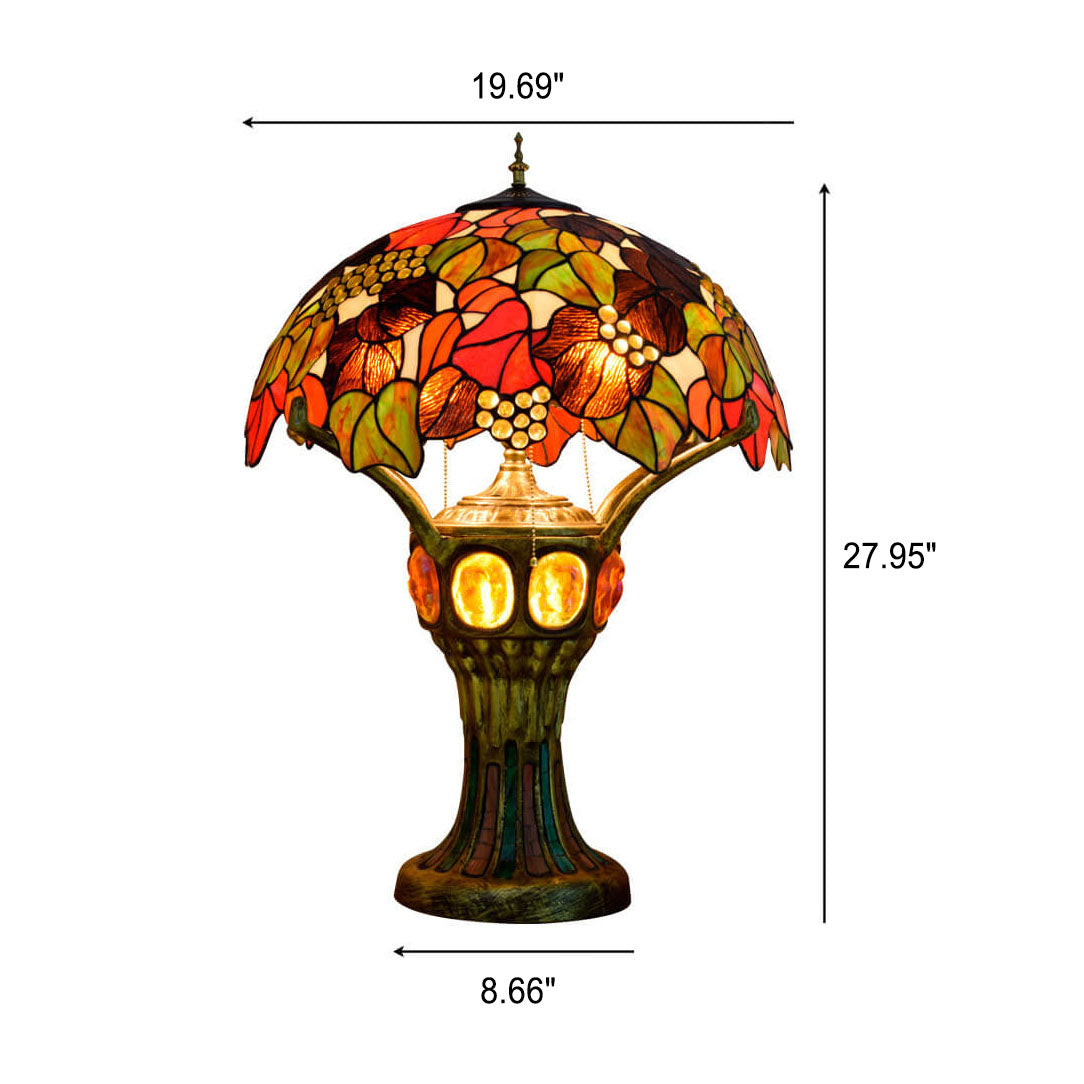 Zinc Alloy 4-Light Table Lamp
