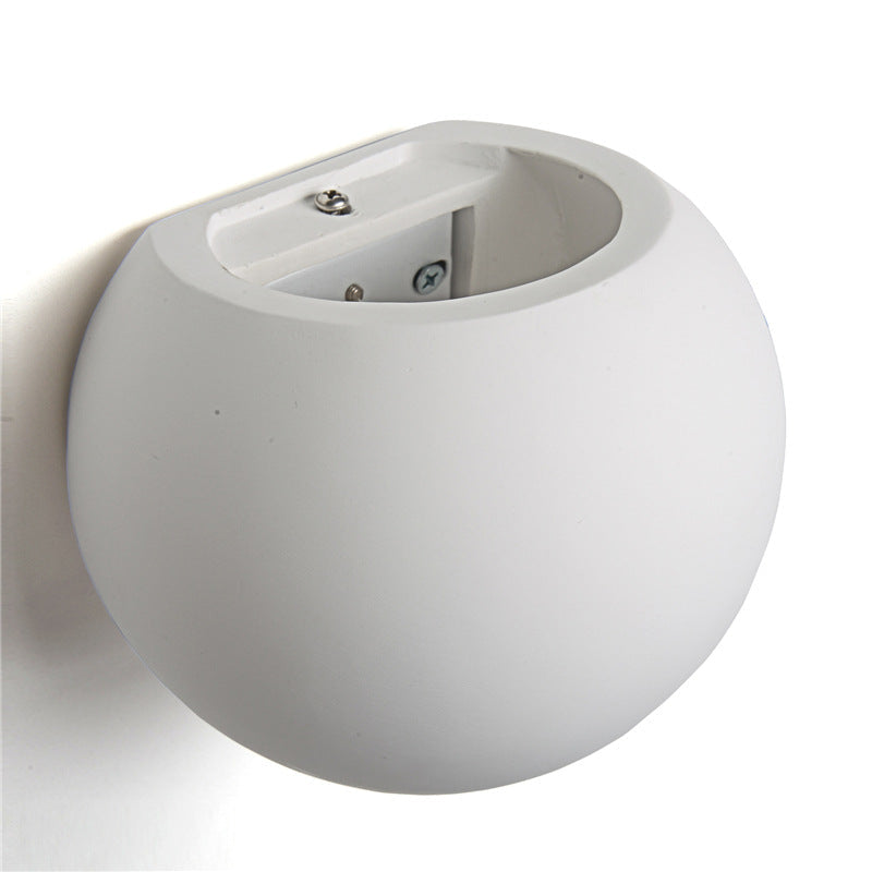 Round Drum Up Down Wall Lamp