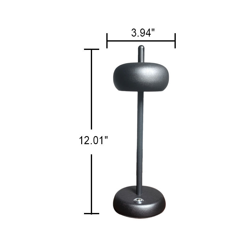 Round Drum Touch Table Lamp