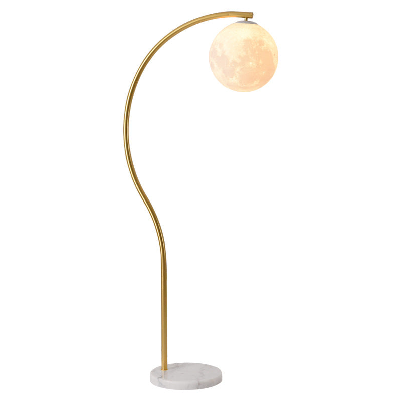 Iron Marble Floor Lamp
