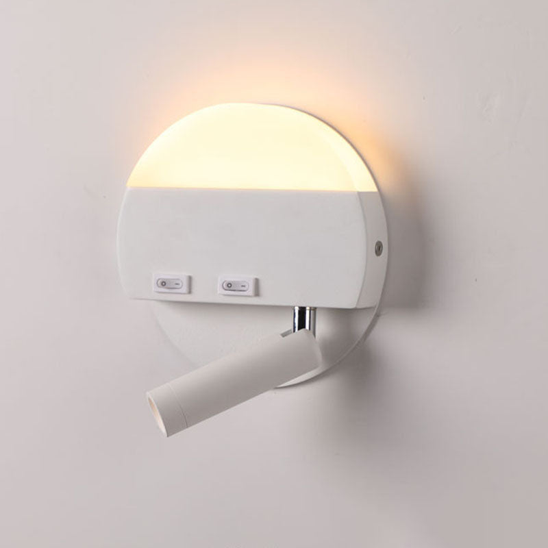 Round Square Acrylic Aluminum Wall Lamp