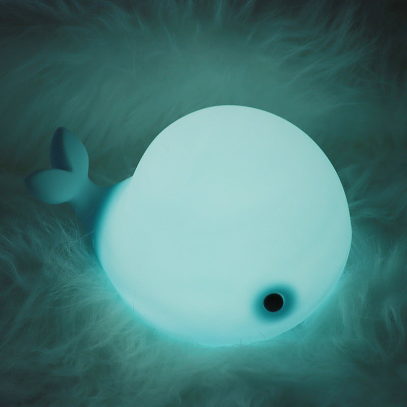 Whale Silicone Pat Night Table Lamp
