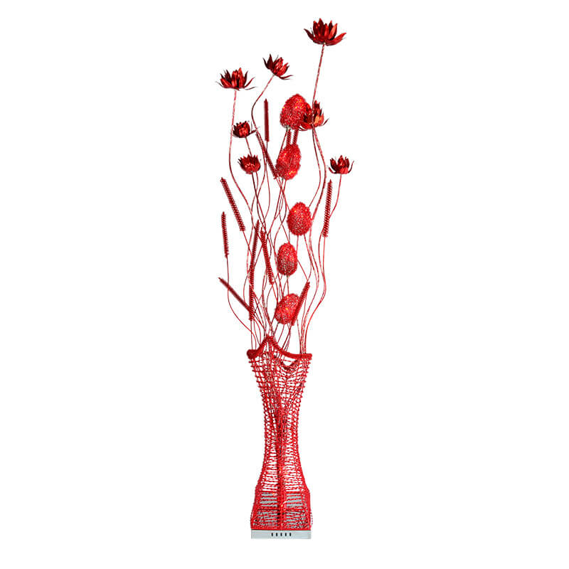Romantic Handmade Lotus Flower Floor Lamp