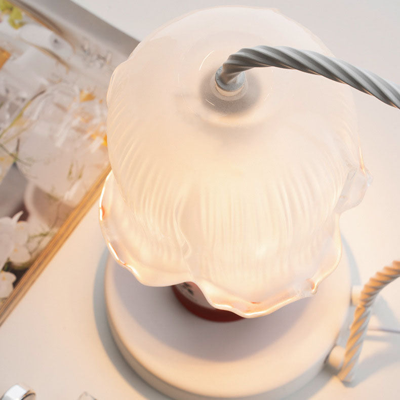 Bellflower Iron Glass Aromatherapy Table Lamp