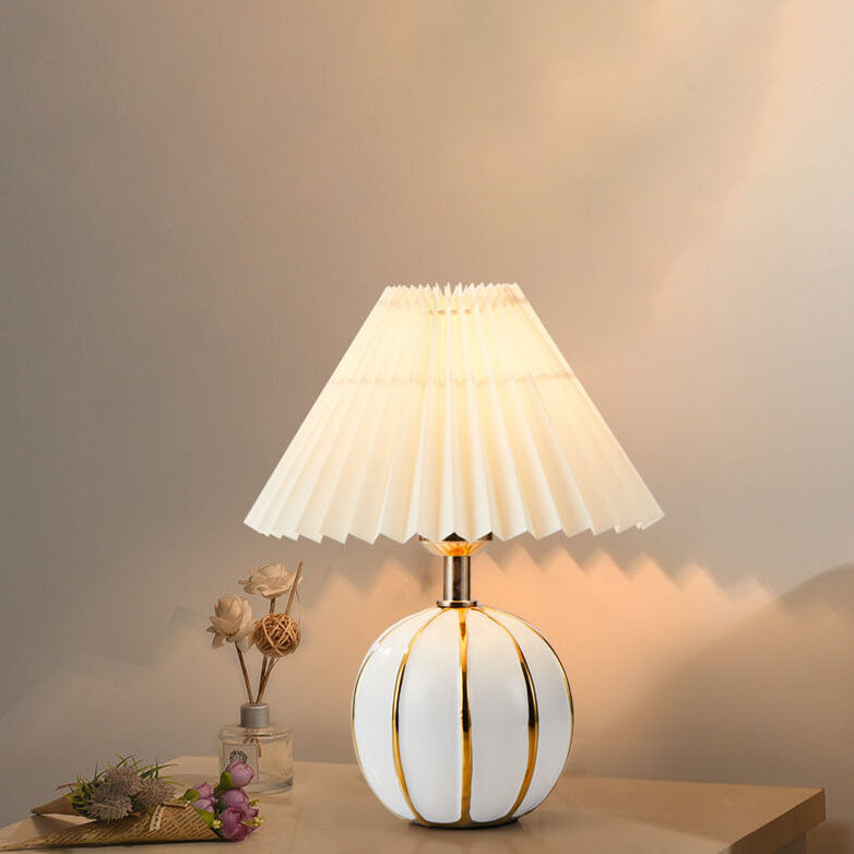 Ceramic Fabric Table Lamp