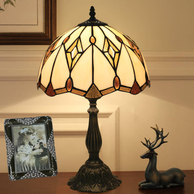 Baroque Gems Dome Stained Table Lamp