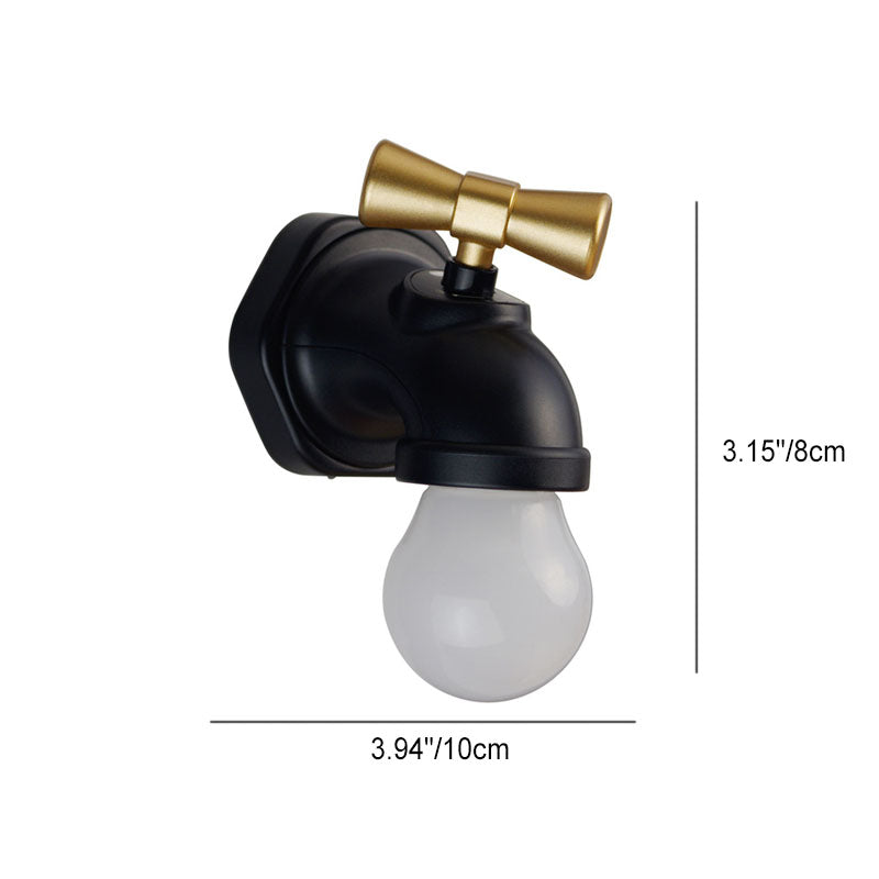 Faucet ABS PC Night Wall Lamp