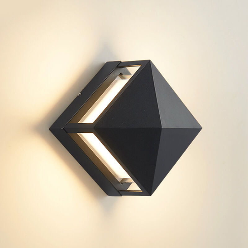 Square Aluminum Acrylic Outdoor Light