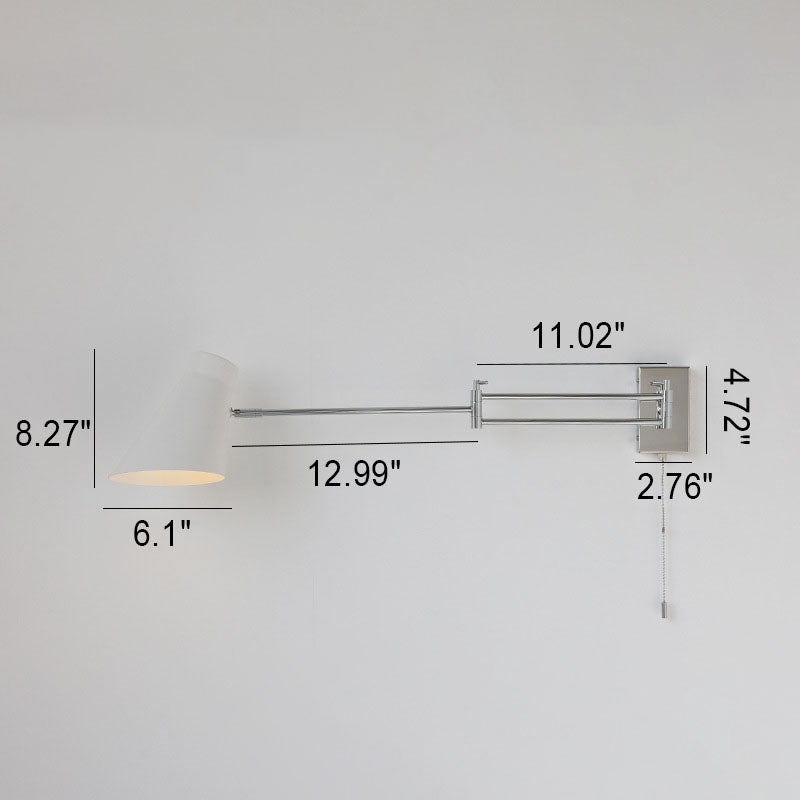Horn Cone Iron Rotating Wall Lamp