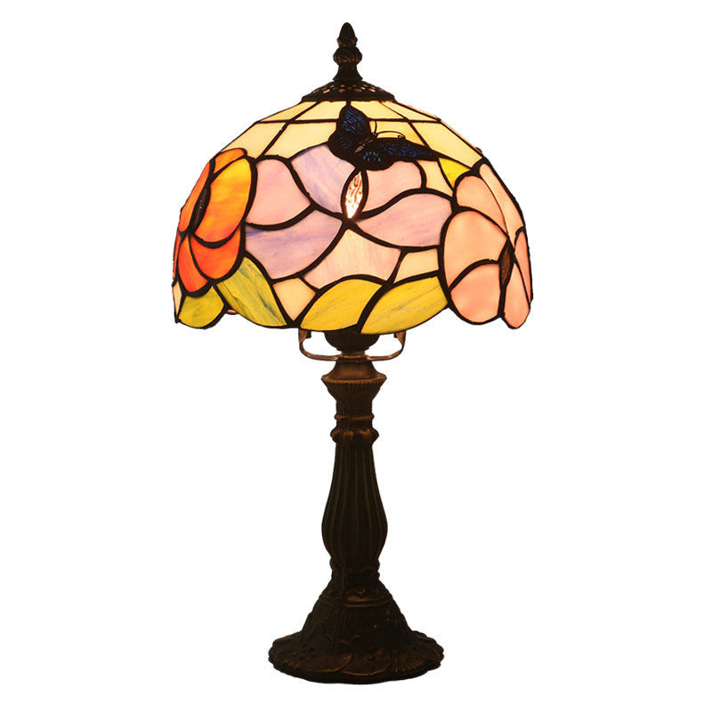 Dome Flower Zinc Alloy Table Lamp