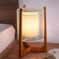 Japanese Minimalist Solid Wood Floor Lamp