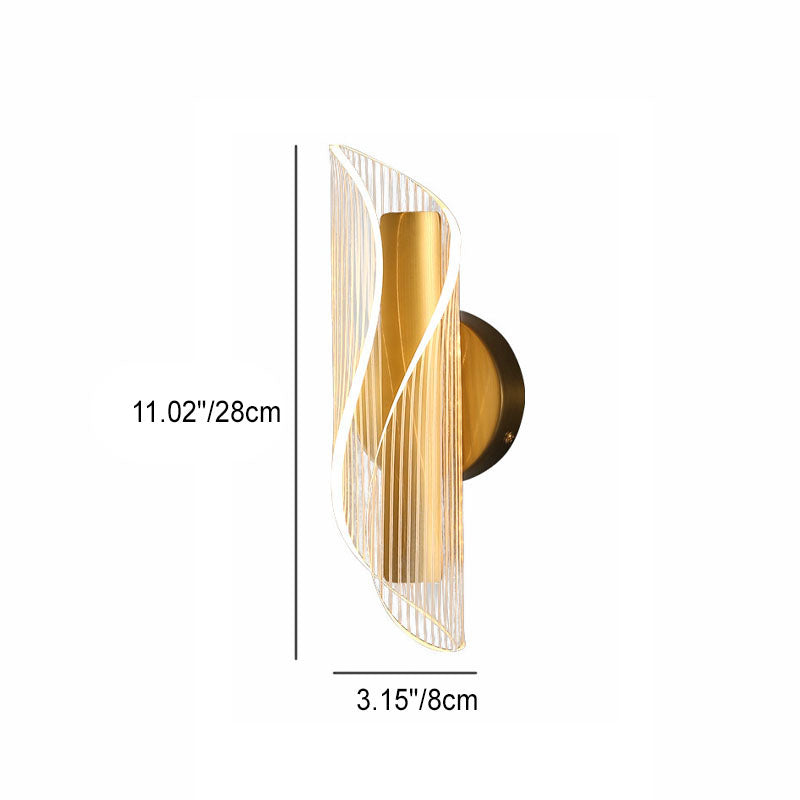 Acrylic Curly Wall Lamp