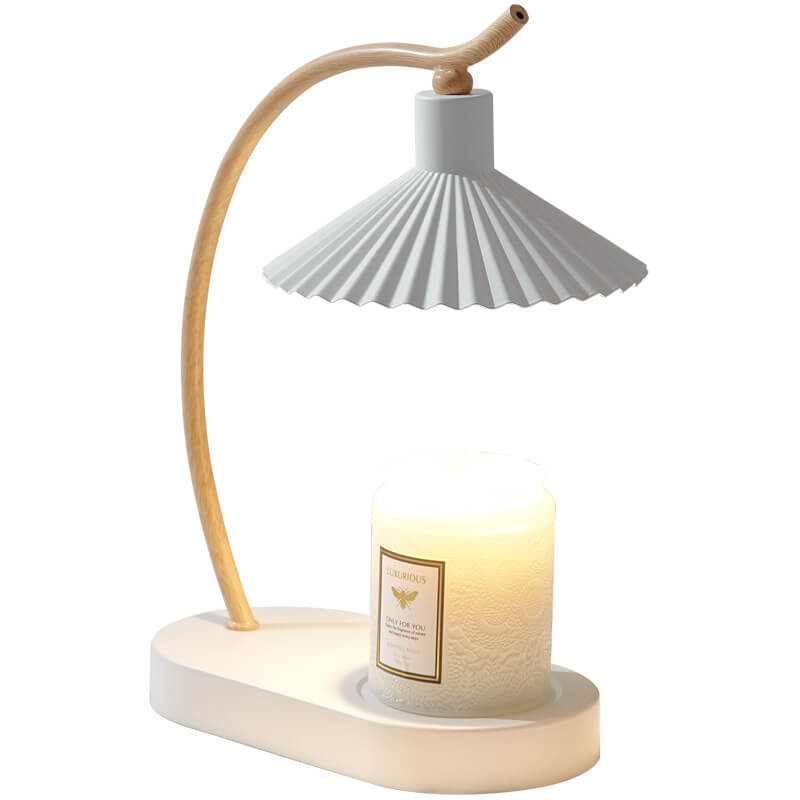 Iron Umbrella Shape Arc Table Lamp