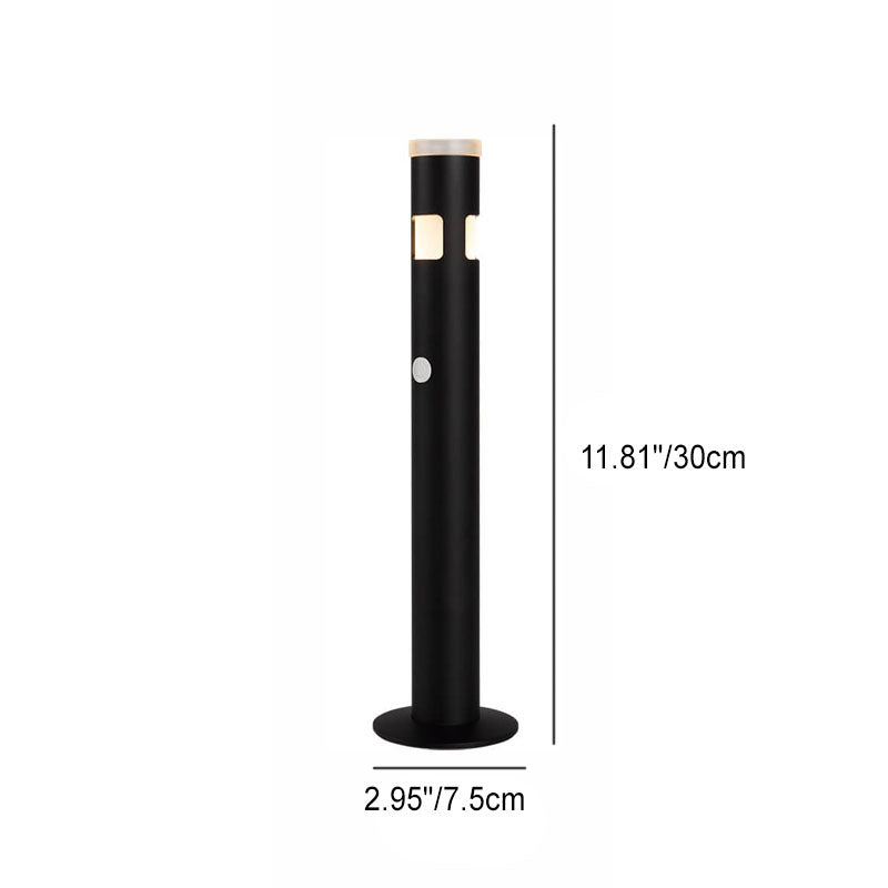 Cylinder Vase Aluminum Acrylic Table Lamp