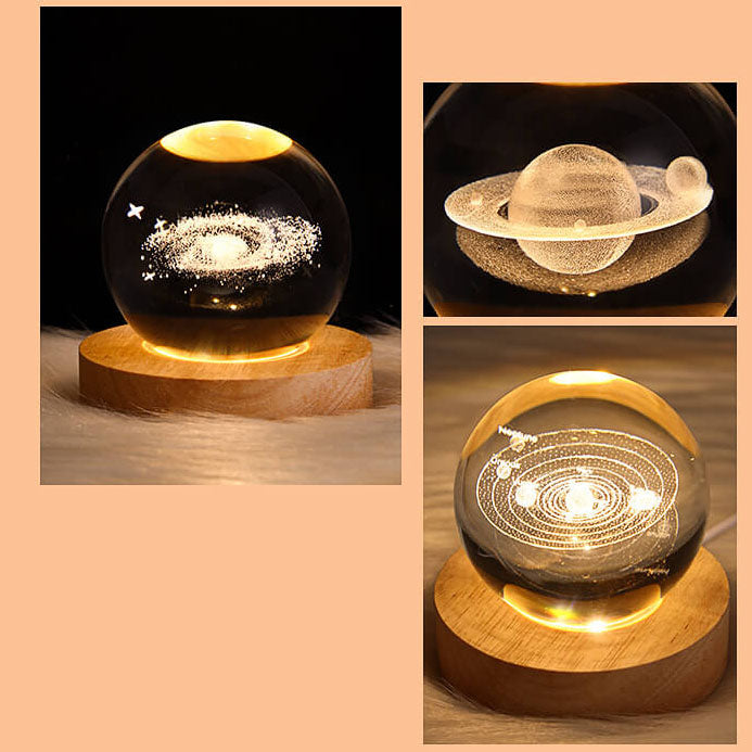 Star System Crystal Ball Table Lamp