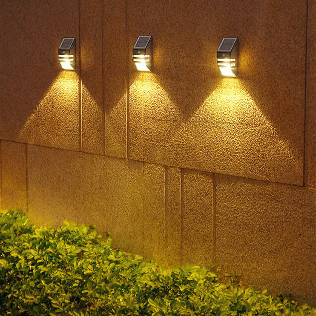 Trapezoid Stainless Steel Sensor Outdoor Light