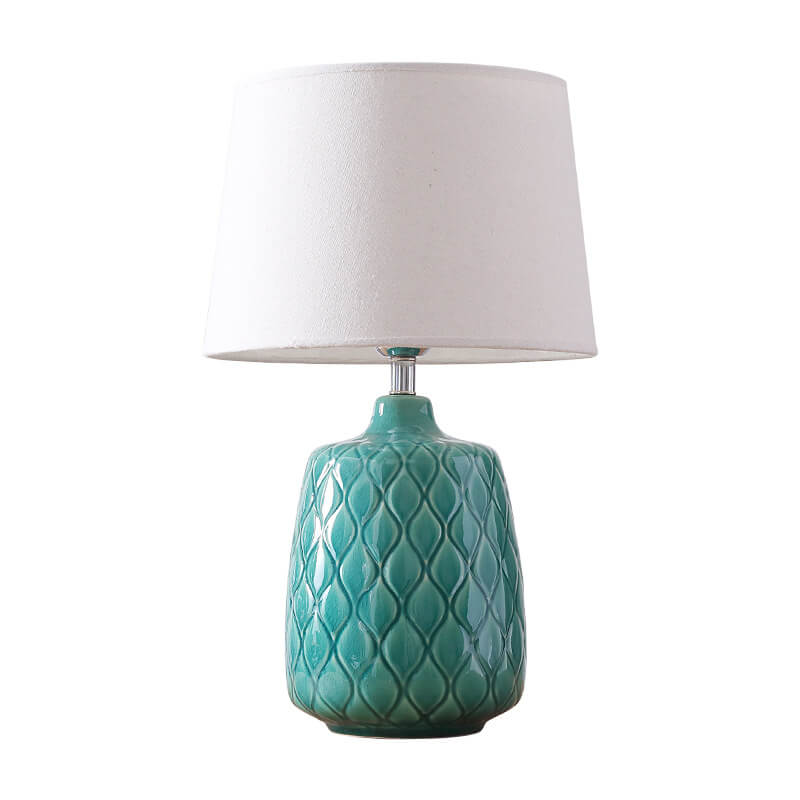 Ceramic Fabric Lampshade Table Lamp