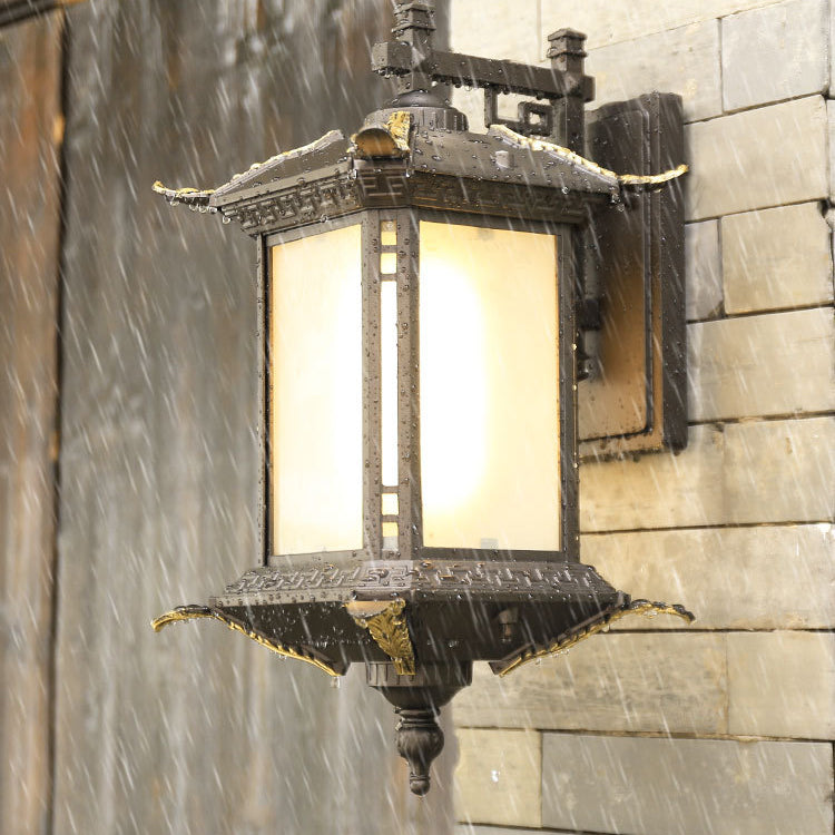 Aluminum Rectangular Tower Garden Outdoor Light