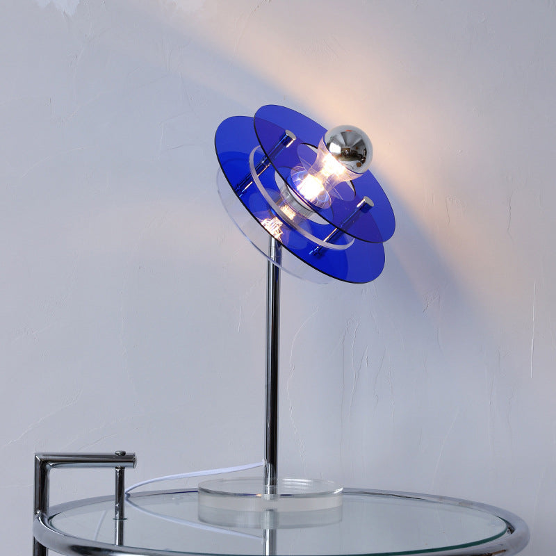 Acrylic Space Saucer Design Table Lamp