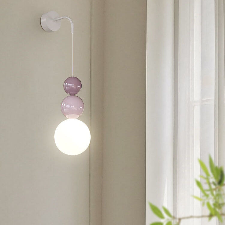 Personality Iron Gourd Wall Lamp