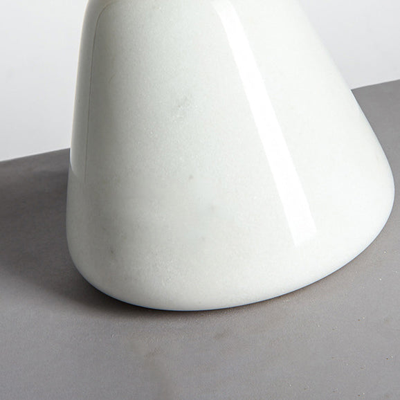 Marble Glass Cone Table Lamp